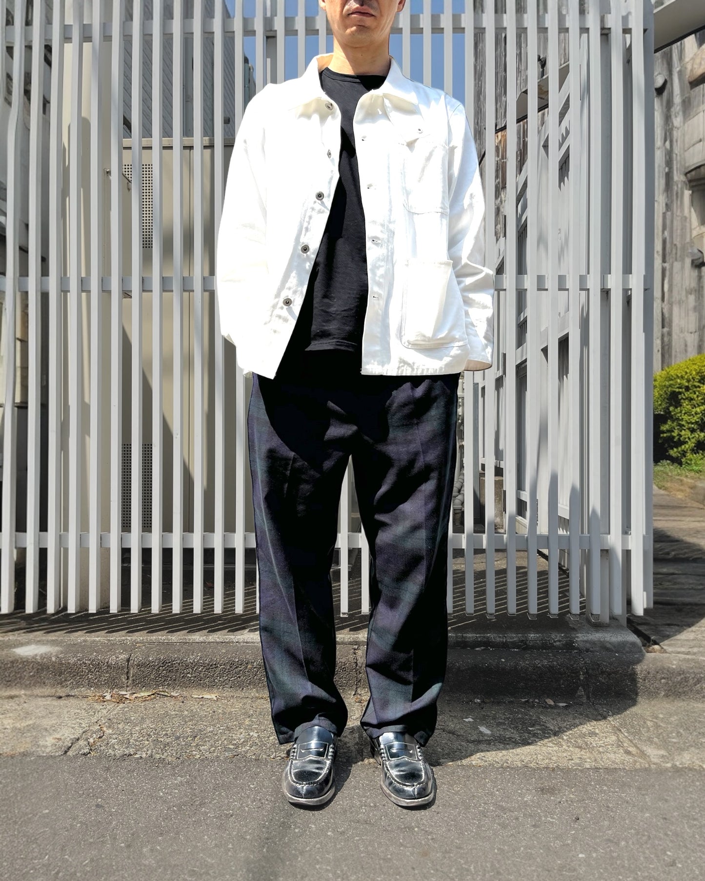 タックワイドパンツ