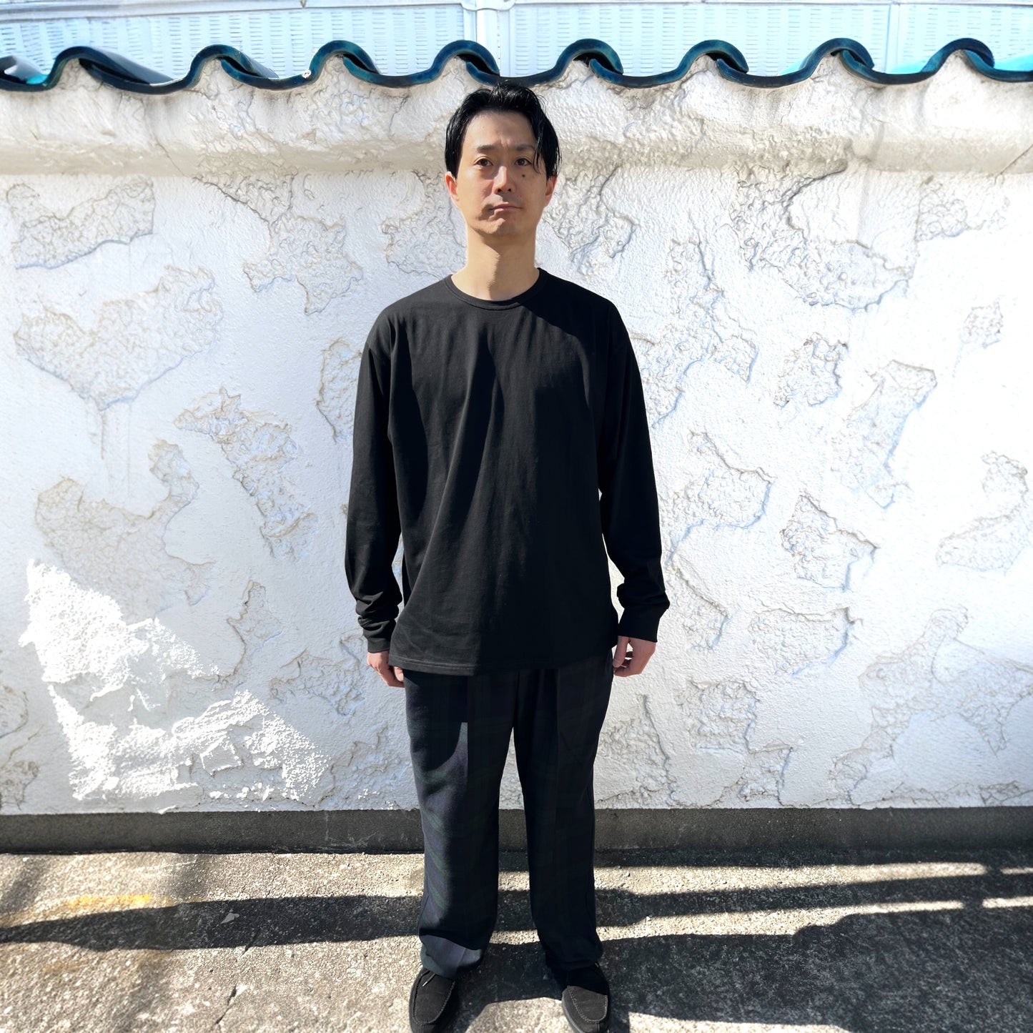ロングスリーブコットンTシャツ