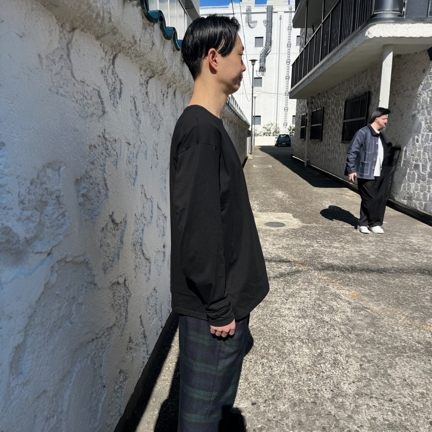 ロングスリーブコットンTシャツ