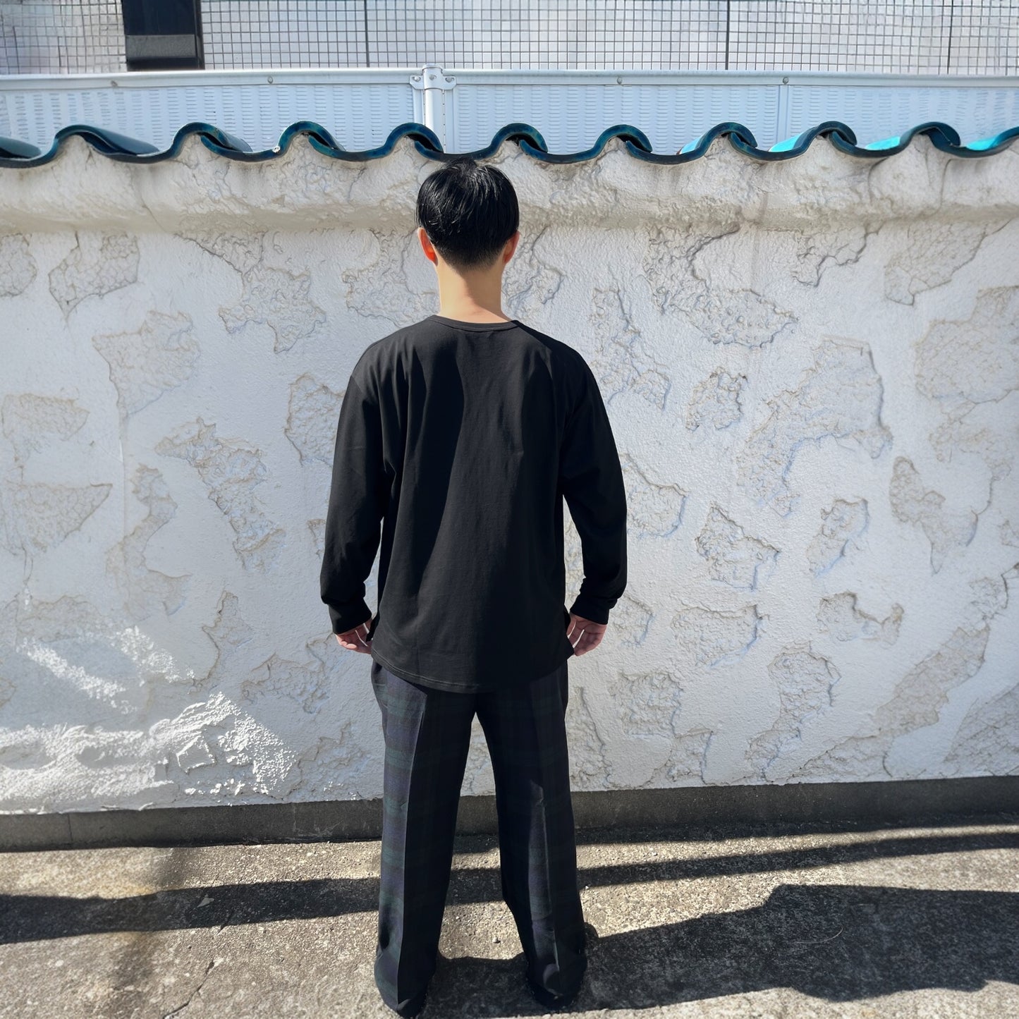 ロングスリーブコットンTシャツ