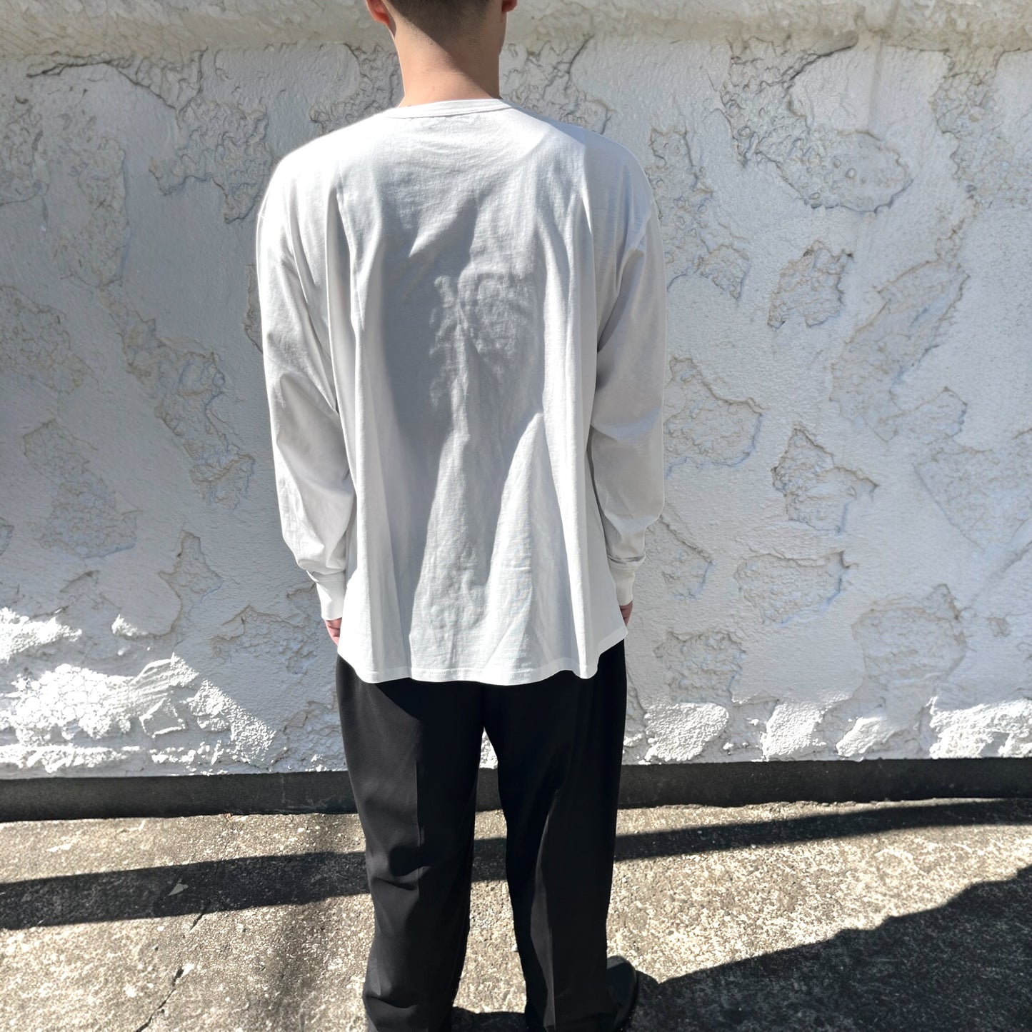 ロングスリーブコットンTシャツ