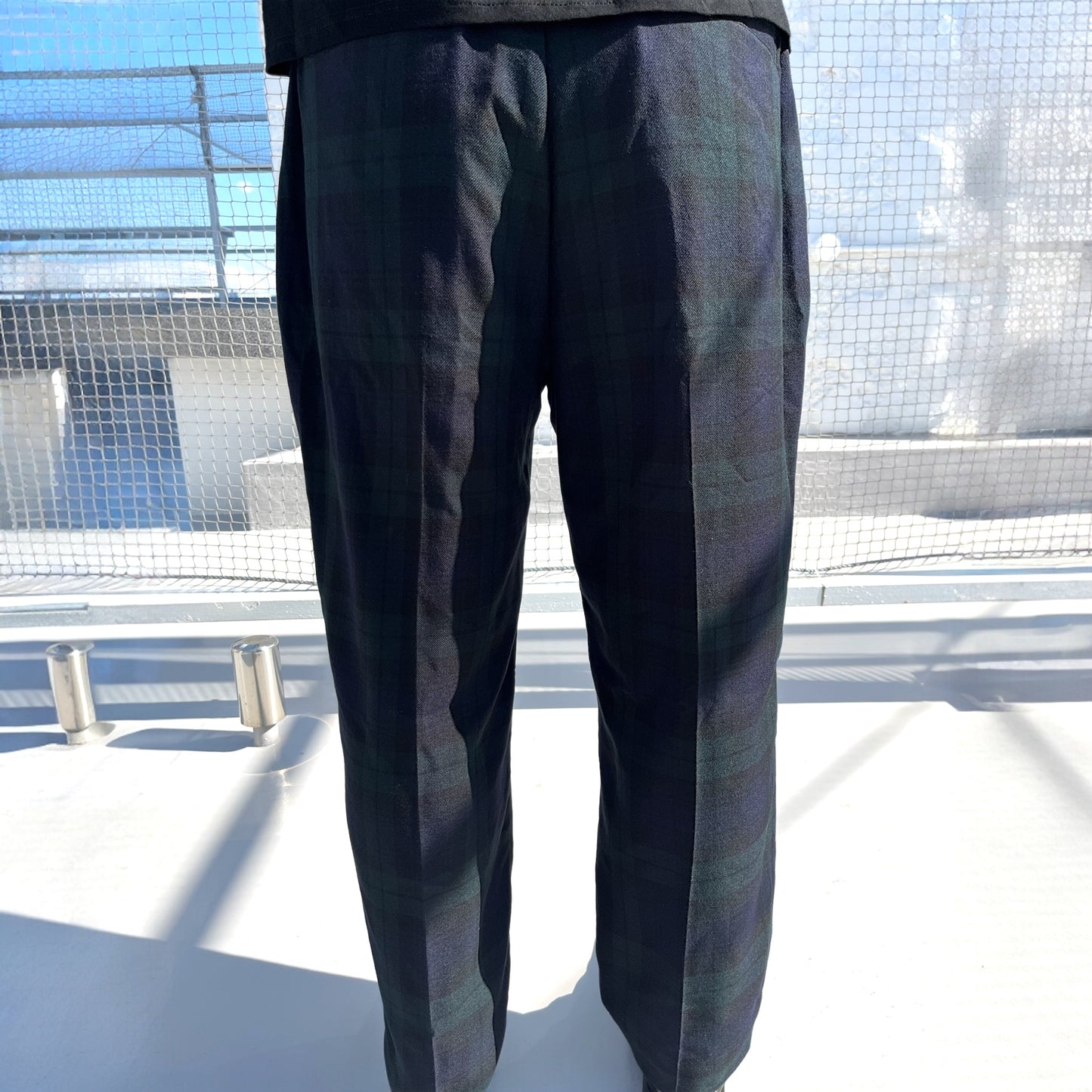 タックワイドパンツ